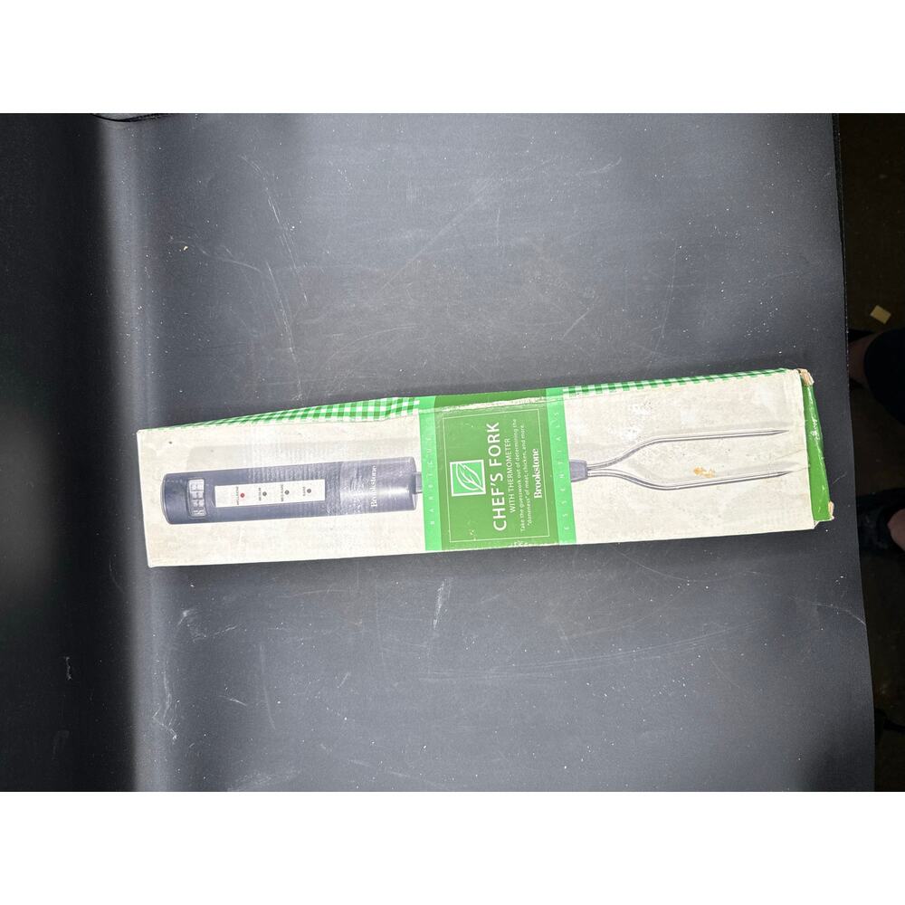 Brookstone Chefs Fork Thermometer - new in box
